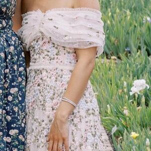 Needle & Thread Lunaria Off-Shoulder Gown
